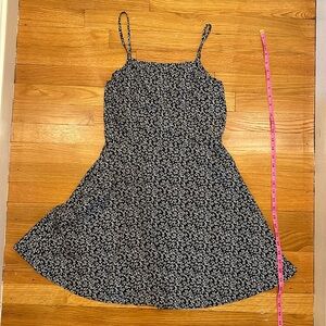 Black And White Ditsy Floral Dress SHEIN Size Medium